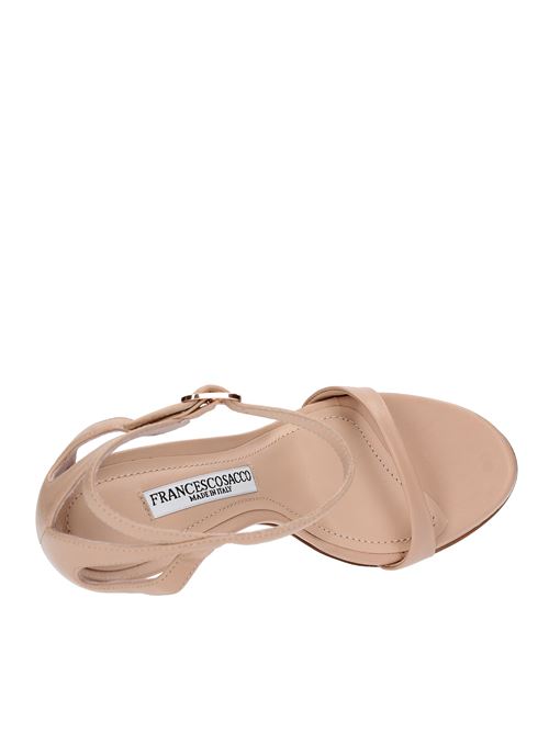 Sandali modello 9800-2 in pelle FRANCESCO SACCO | 9800-2BISCOTTO